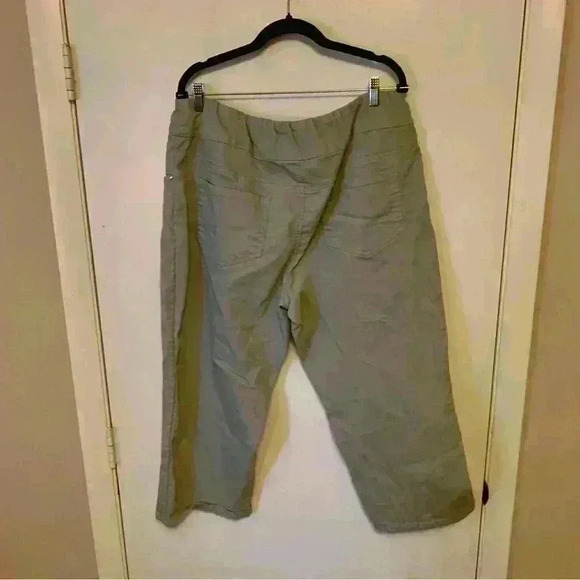 Blair Grey Pull On Cropped Pants Size 18 Petite - Picture 2 of 3